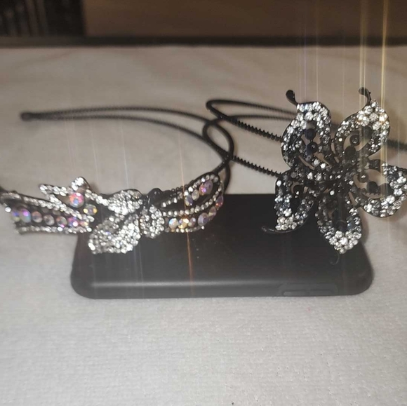 Hair headbands set of 2 rhinestones - Picture 1 of 11